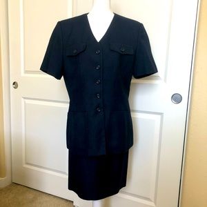 Navy two piece women’s suit